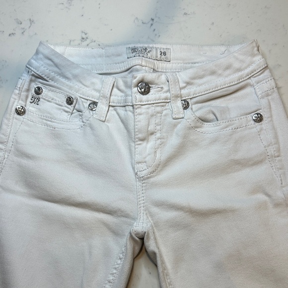 Miss Me Women's Light Beige Skinny Jeans - Picture 3 of 6